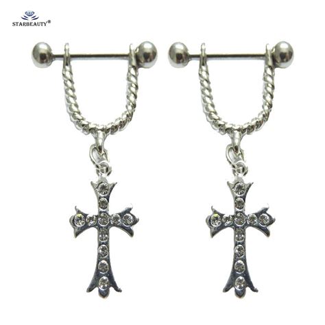 cross nipple piercing|Nipple Jewelry .